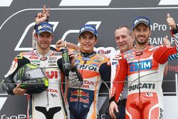 Podium: Ganador, Marc Márquez, Repsol Honda Team, segundo, Cal Crutchlow, Team LCR Honda, tercero, A