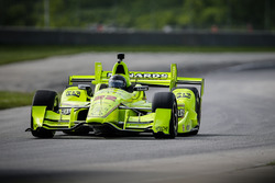 Brad Keselowski Equipo Penske, maneja IndyCar de Simon Pagenaud