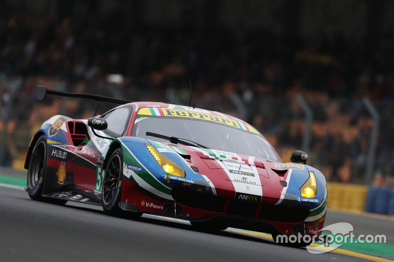 #51 AF Corse Ferrari 488 GTE: Gianmaria Bruni, James Calado, Alessandro Pier Guidi