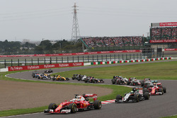 Sebastian Vettel, Ferrari SF16-H am Start