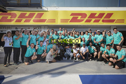 Переможець гонки Льюїс Хемілтон, Mercedes AMG F1 Team, друге місце Ніко Росберг, Mercedes AMG F1 Tea