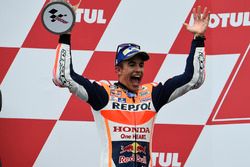 Podium: second place Marc Marquez, Repsol Honda Team