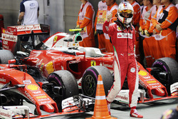 Sebastian Vettel, Ferrari SF16-H in parc ferme
