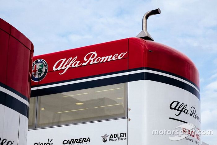 Motorhome de Alfa Romeo Racing