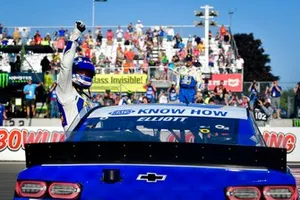 Race Winner Chase Elliott, Hendrick Motorsports, Chevrolet Camaro