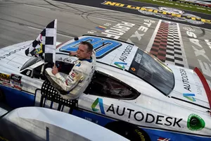 Race winner Cole Custer, Stewart-Haas Racing, Ford Mustang

