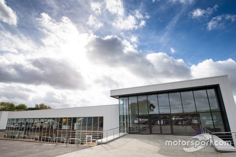 L'usine Renault F1 à Enstone. 