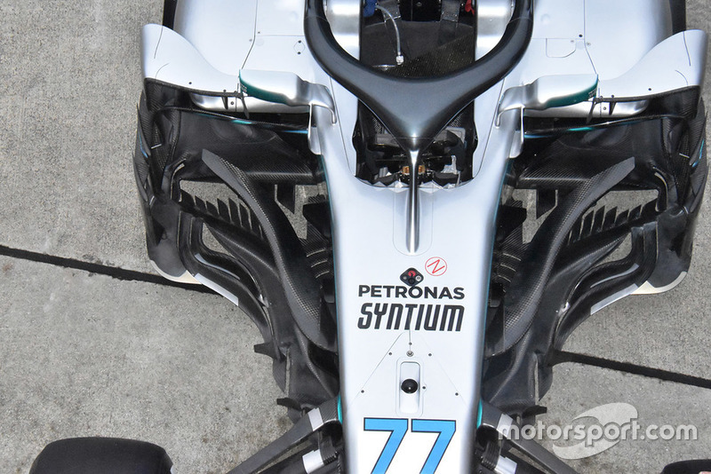 La Mercedes-AMG F1 W09 di Valtteri Bottas