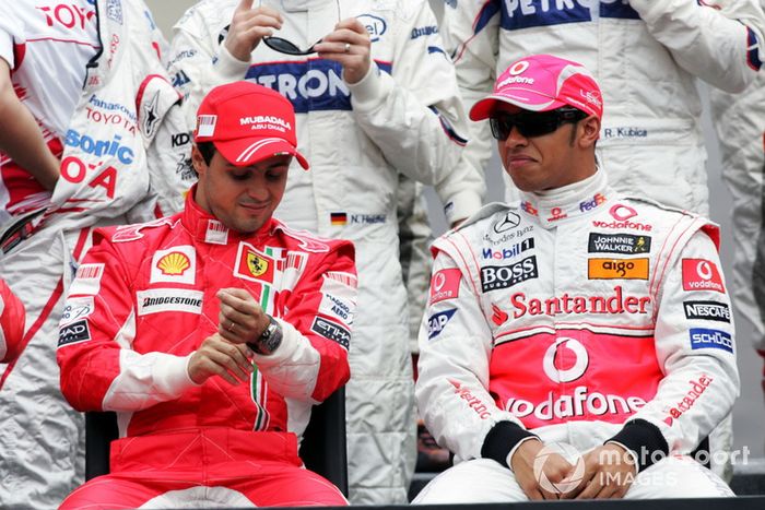 Felipe Massa, Ferrari y Lewis Hamilton, McLaren