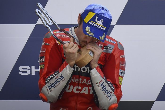 Podio: ganador Jack Miller, Ducati Team