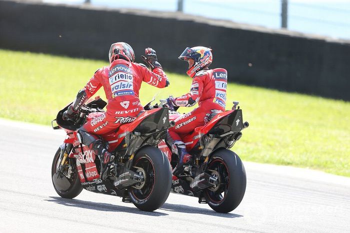 Danilo Petrucci, Ducati Team y Andrea Dovizioso, Ducati Team