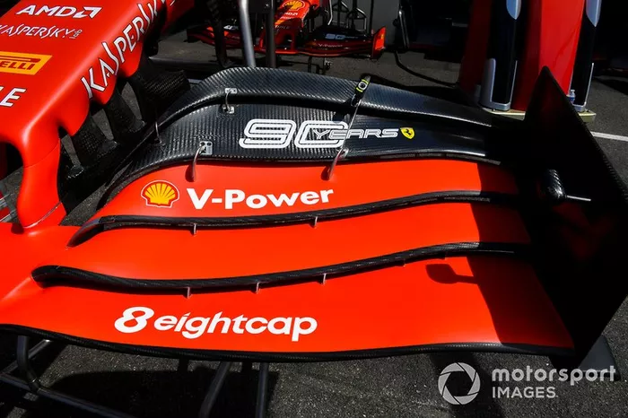 Alerón delantero del Ferrari SF90 