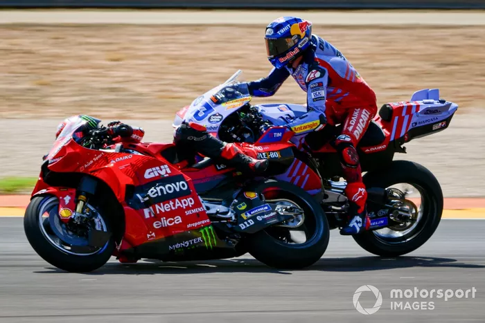 Francesco Bagnaia, Ducati Team, Alex Marquez, acidente na Gresini Racing