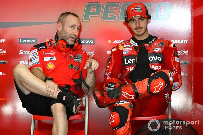 Francesco Bagnaia, Ducati Team, Christian Gabbarini, Ducati Team