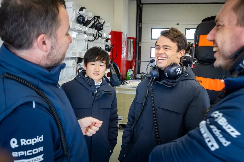 Yuki Tsunoda, AlphaTauri, Nyck de Vries, AlphaTauri