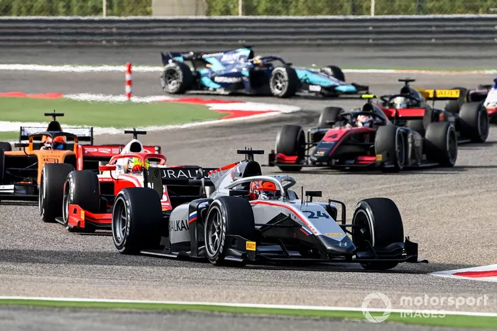 Nikita Mazepin, Hitech Grand Prix y Mick Schumacher, Prema Racing 
