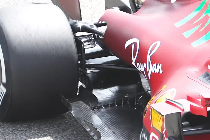 Detalle del Ferrari SF21