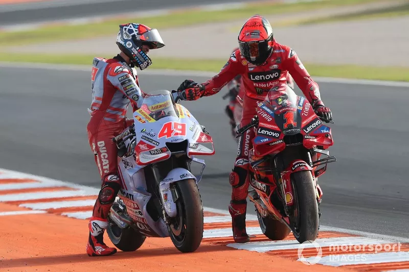 Francesco Bagnaia, Ducati Team, Fabio Di Giannantonio, Gresini Racing