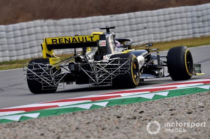 Daniel Ricciardo, Renault F1 Team R.S. 19 con sensores