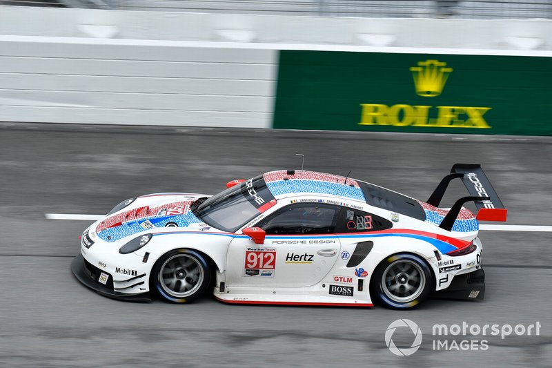 #912 Porsche GT Team Porsche 911 RSR, GTLM: Mathieu Jaminet, Earl Bamber, Laurens Vanthoor