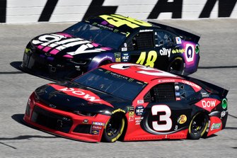 Austin Dillon, Richard Childress Racing, Chevrolet and Jimmie Johnson, Hendrick Motorsports, Chevrolet Camaro Ally