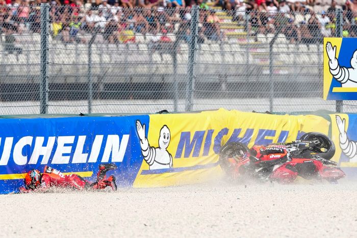 Marc Marquez, Ducati Team crash