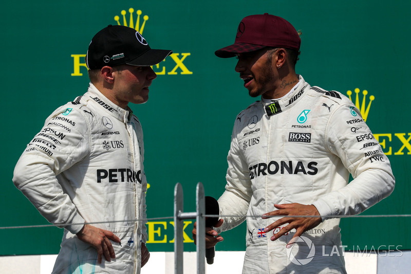 Bottas voltou a mostrar consistência no Canadá, quando comboiou Hamilton e completou a dobradinha da Mercedes em segundo.
