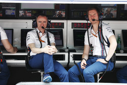Paddy Lowe, Williams, Rob Smedley, chef de la performance du véhicule, Williams
