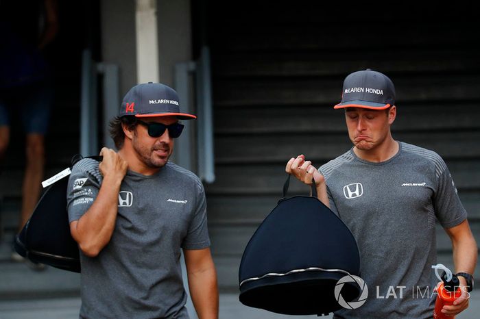 Fernando Alonso, McLaren y Stoffel Vandoorne, McLaren