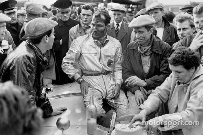Stirling Moss, John Fitch, Mercedes-Benz 300SLR