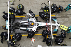 Lewis Hamilton, Mercedes AMG F1 W08, Boxenstopp