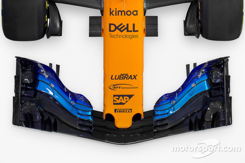 McLaren MCL33 ön kanat detay