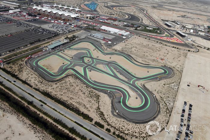 Vista aérea del circuito internacional de Bahrein