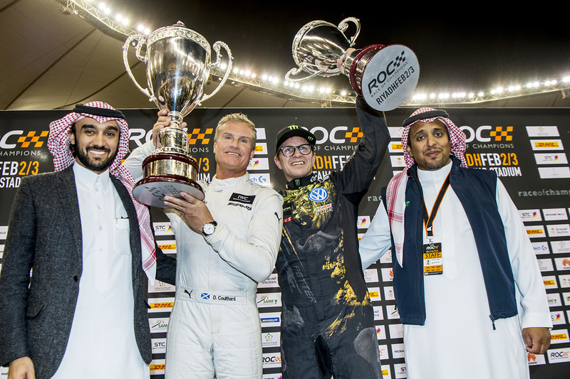 Ganador David Coulthard, segundo Petter Solberg