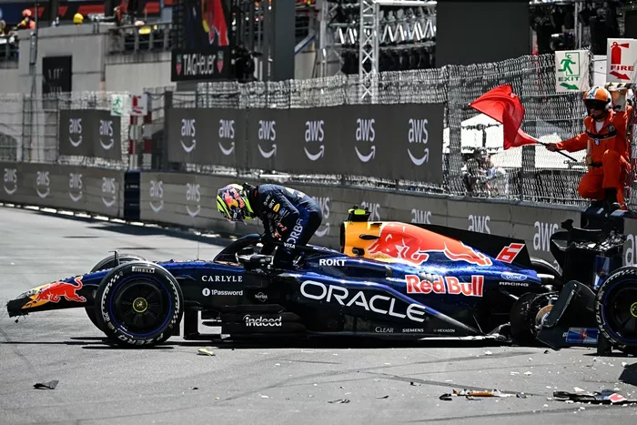 Isack Hadjar, Red Bull Racing crash