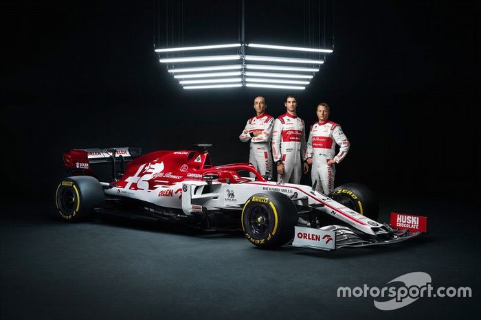 Kimi Raikkonen, Antonio Giovinazzi,  Robert Kubica, Alfa Romeo Racing C39