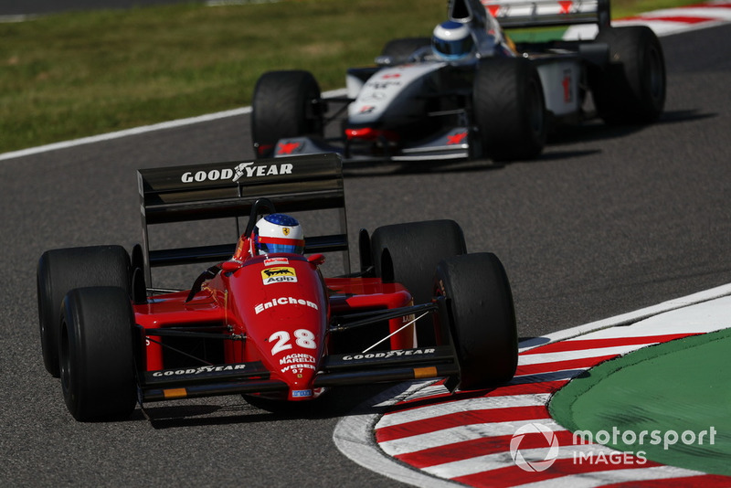 Ferrari lors des Legends F1 30th Anniversary Lap Demonstration