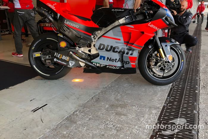 Nueva llanta trasera de Ducati