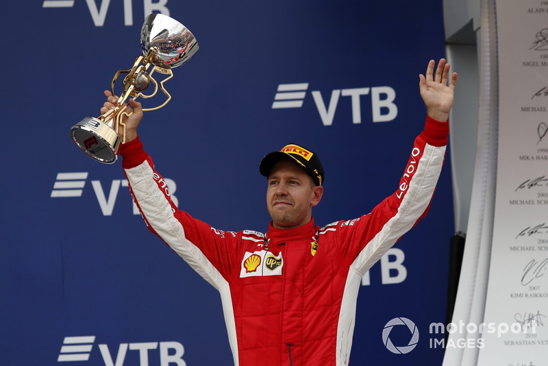 Podyum: 3. Sebastian Vettel, Ferrari