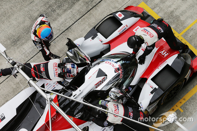 #8 Toyota Gazoo Racing Toyota TS050: Sebastien Buemi, Kazuki Nakajima, Fernando Alonso