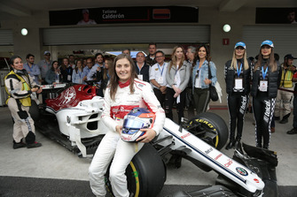 Tatiana Calderon, pilota collaudatrice, Sauber C37
