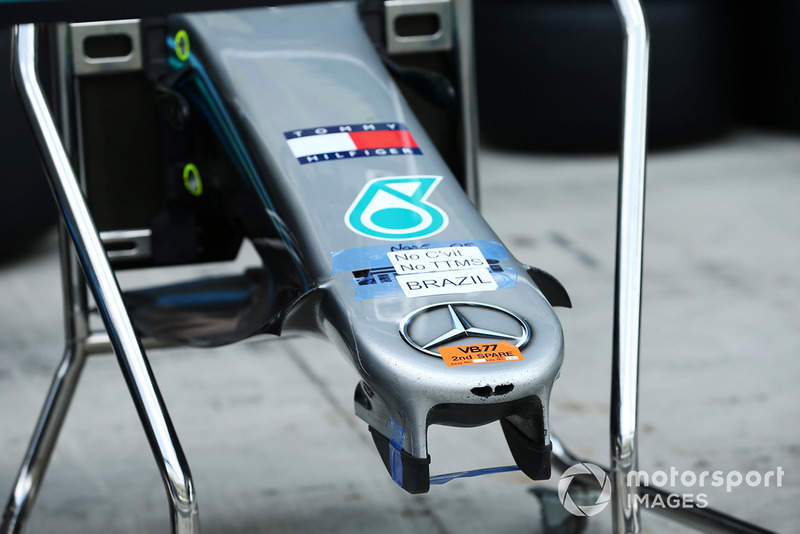 Mercedes-AMG F1 W09, dettaglio del muso