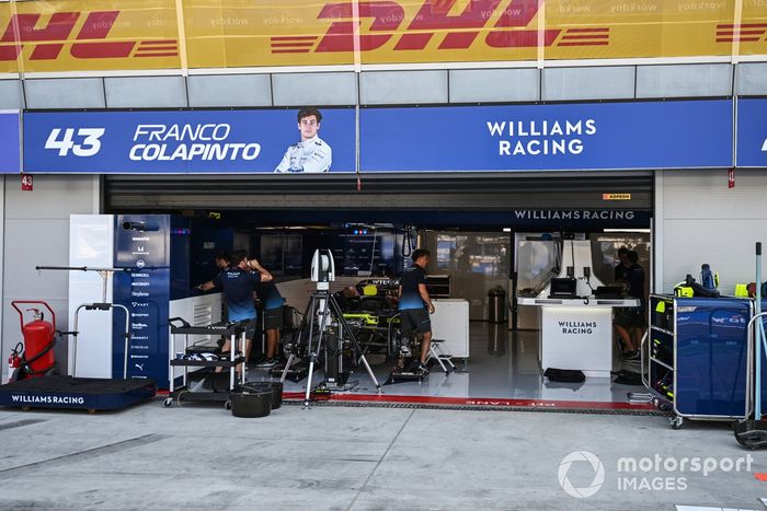 Garaje de Franco Colapinto, Williams FW46 
