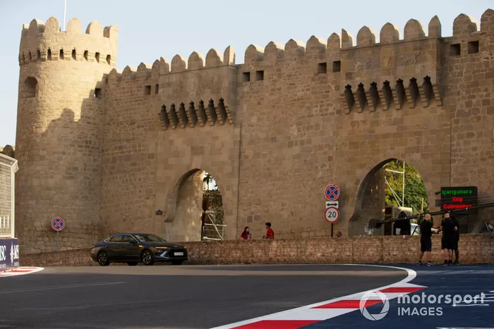 Vue générale de la piste