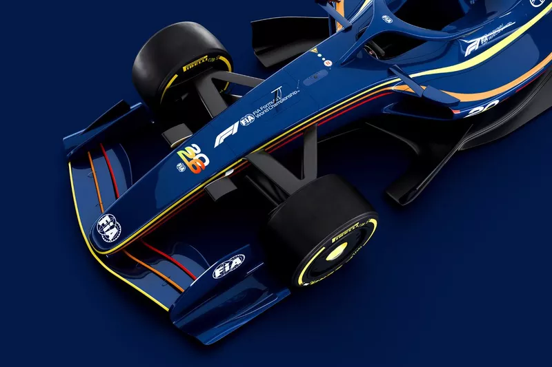 2026年F1マシンのレンダリング画像