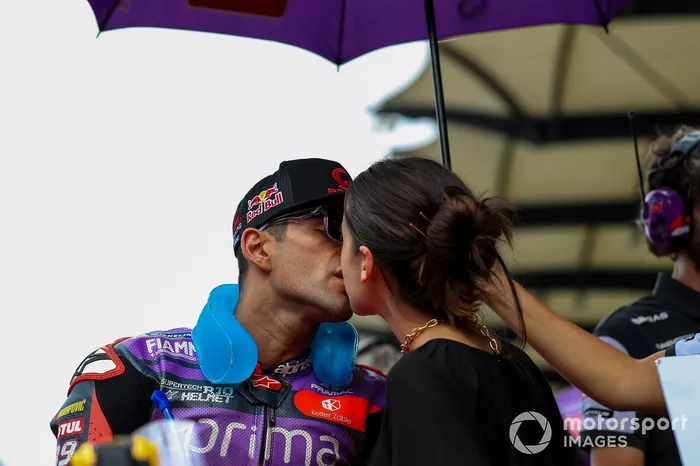 Jorge Martin, Pramac Racing avec sa compagne Maria Monfort Matutes