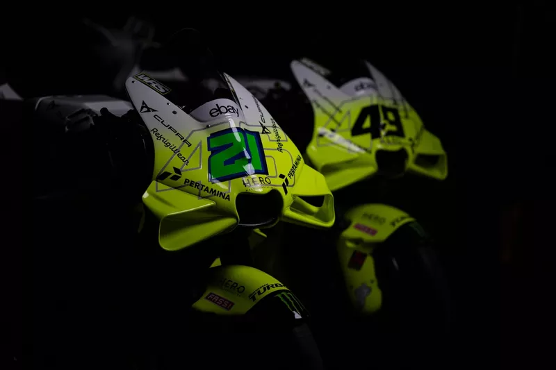 Vélo de l'équipe VR46 Racing Team