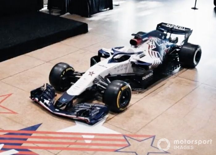 Decoración de Williams para el GP de Estados Unidos 2022 de F1