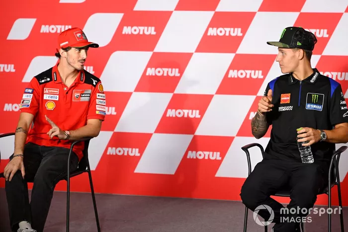 Francesco Bagnaia, Equipo Ducati, Fabio Quartararo, Yamaha Factory Racing