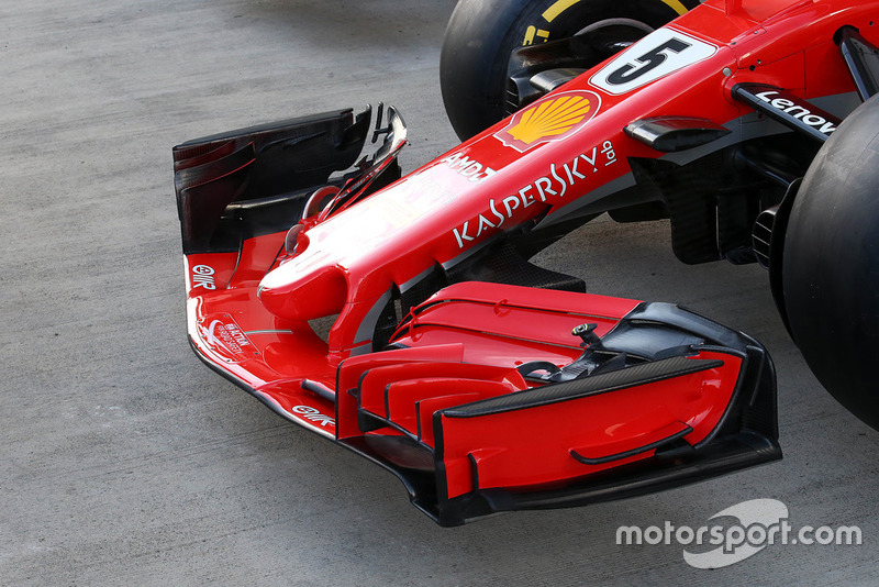 フェラーリSF71Hのフロントウイング